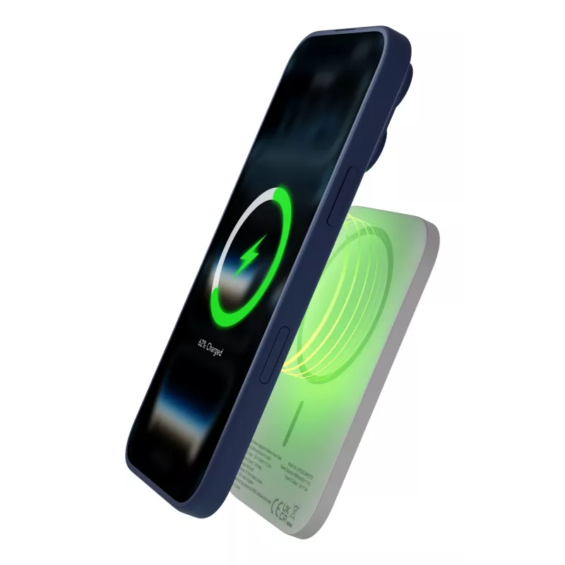 dbramante1928 re-charge - Power Bank 3K WL Ultra Slim Qi1.3 - WHT