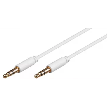 Microconnect AUDLL05W audio cable 0.5 m 3.5mm White