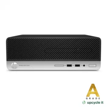upcycle it HP ProDesk 600 G5 SFF (Refurbished) A Intel® Core™ i5 i5-9400T 16 GB DDR4-SDRAM 256 GB SSD Windows 11 Pro PC Black, Silver