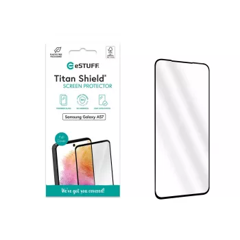 eSTUFF Samsung Galaxy A57 Screen Protector. Full Cover Tempered Glass. Titan Shield 1 pc(s)