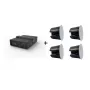 Vivolink Audiopack Subwoofer 6.5 + 4 x premium 40W ceiling speakers (Limited Bundle Pack Offer) Black Wired 110 W