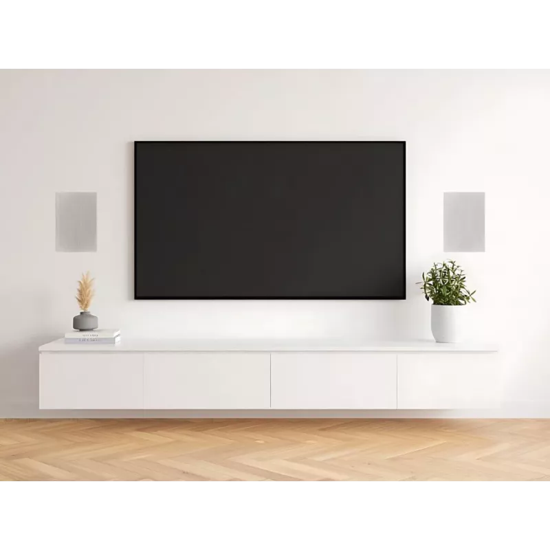 Vivolink Audiopack Subwoofer + 2 x premium in-wall speakers (Limited Bundle Pack Offer) Black Wired 110 W
