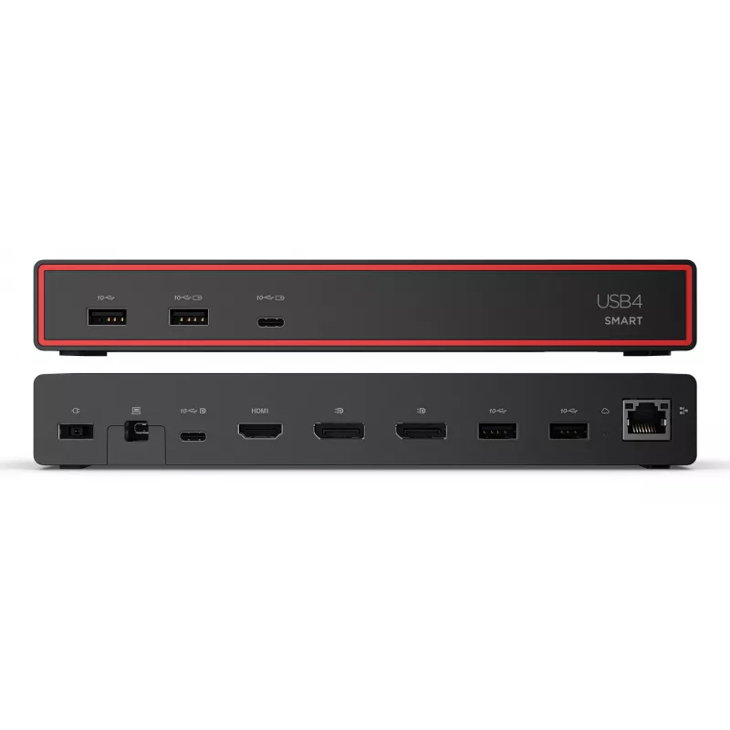 Lenovo ThinkPad USB4 Smart Dock 5500 with 135W Adapter Wired Black