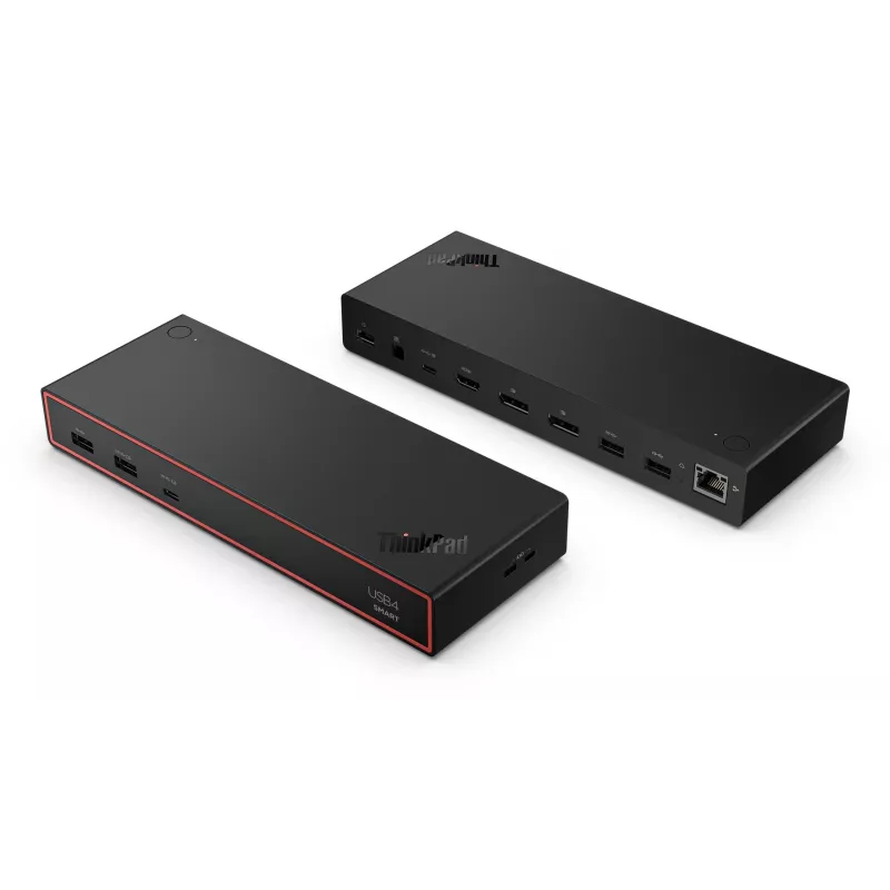 Lenovo ThinkPad USB4 Smart Dock 5500 with 135W Adapter Wired Black