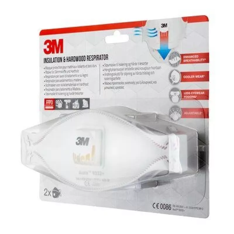 3M 9332C2 reusable respirator FFP3 Half facepiece respirator Air-purifying respirator