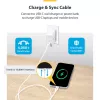 StarTech.com 1m (3.3ft) White USB-C Charging Cable 2-Pack, USB C Cable, USB 2.0 Type-C Laptop Charger Cord, 60W 3A Power Delivery, TPE Jacket, USB-C Data Transfer Cable, M/M