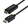 StarTech.com 2m DisplayPort to HDMI Adapter Cable with Gripping Connectors, 4K 60Hz, HDR, Uni-Directional DP to HDMI Video Converter, DP Desktop to HDMI Monitor