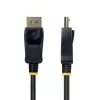 StarTech.com 2m DisplayPort to HDMI Adapter Cable with Gripping Connectors, 4K 60Hz, HDR, Uni-Directional DP to HDMI Video Converter, DP Desktop to HDMI Monitor