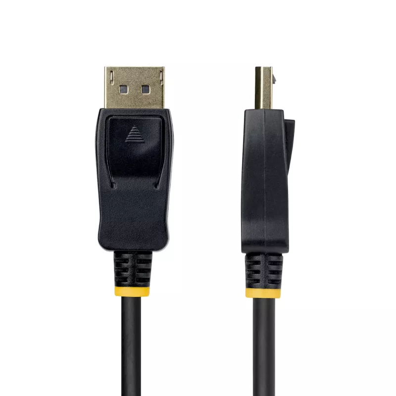 StarTech.com 2m DisplayPort to HDMI Adapter Cable with Gripping Connectors, 4K 60Hz, HDR, Uni-Directional DP to HDMI Video Converter, DP Desktop to HDMI Monitor