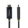 StarTech.com 2m DisplayPort to HDMI Adapter Cable with Gripping Connectors, 4K 60Hz, HDR, Uni-Directional DP to HDMI Video Converter, DP Desktop to HDMI Monitor