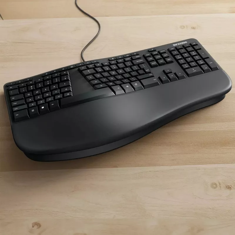 Incase Designed by Microsoft Ergonomic keyboard Office USB QWERTY English Black
