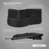 Incase Designed by Microsoft Ergonomic keyboard Office USB QWERTY English Black