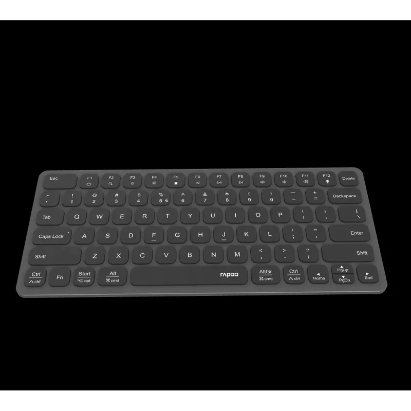 Rapoo UCK-6001 Ultra-Slim Keyboard with 8-in-1 USB-C Multiport Adapter, QWERTZ