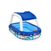 Bestway Sea Captain Inflatable Family Pool with UV Careful Sunshade