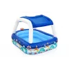 Bestway Sea Captain Inflatable Family Pool with UV Careful Sunshade