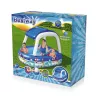 Bestway Sea Captain Inflatable Family Pool with UV Careful Sunshade