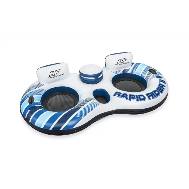 Bestway Hydro-Force Rapid Rider II Double River Tube, Multicolour, Floating tube, Pattern, Boy/Girl, 180 kg, 2 person(s)