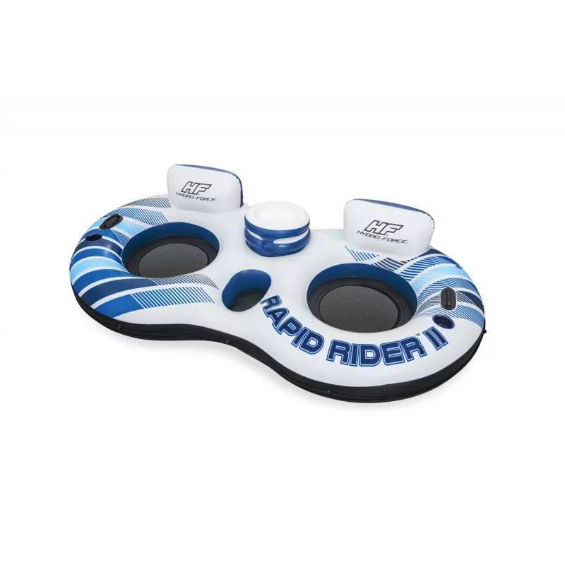 Bestway Hydro-Force Rapid Rider II Double River Tube, Multicolour, Floating tube, Pattern, Boy/Girl, 180 kg, 2 person(s)
