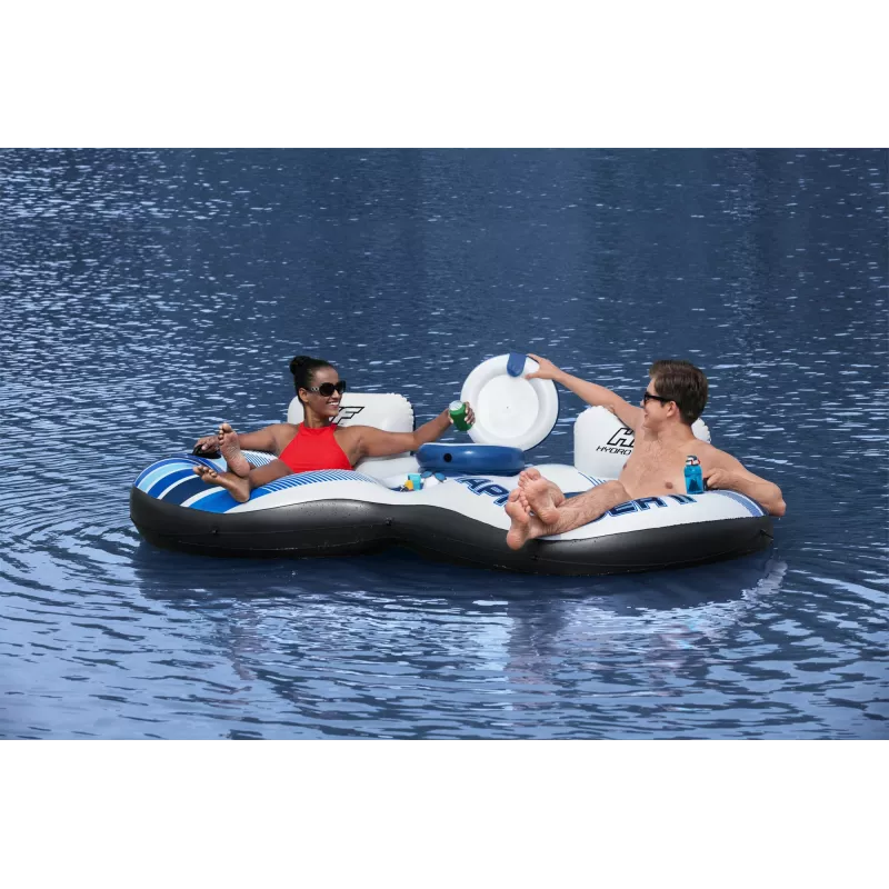 Bestway Hydro-Force Rapid Rider II Double River Tube, Multicolour, Floating tube, Pattern, Boy/Girl, 180 kg, 2 person(s)