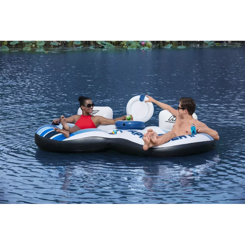 Bestway Hydro-Force Rapid Rider II Double River Tube, Multicolour, Floating tube, Pattern, Boy/Girl, 180 kg, 2 person(s)