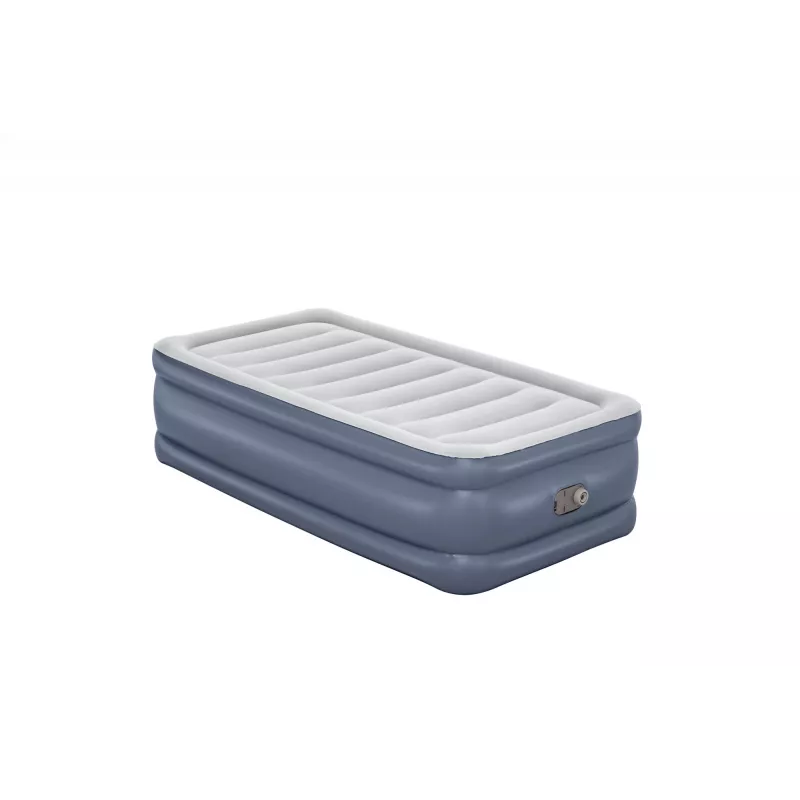 Bestway Tritech Air Mattress Twin with Built-in AC Pump and Antimicrobial Coating 1.91 m x 97 cm x 51 cm