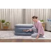 Bestway Tritech Air Mattress Twin with Built-in AC Pump and Antimicrobial Coating 1.91 m x 97 cm x 51 cm