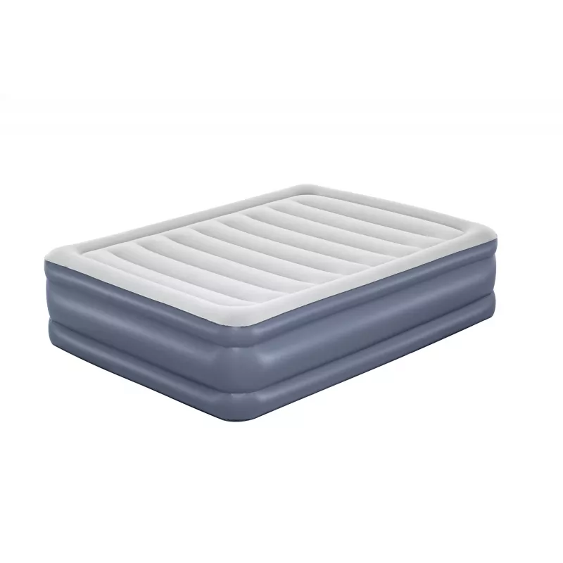 Bestway Tritech Air Mattress Queen with Built-in AC Pump and Antimicrobial Coating 2.03 m x 1.52 m x 51 cm