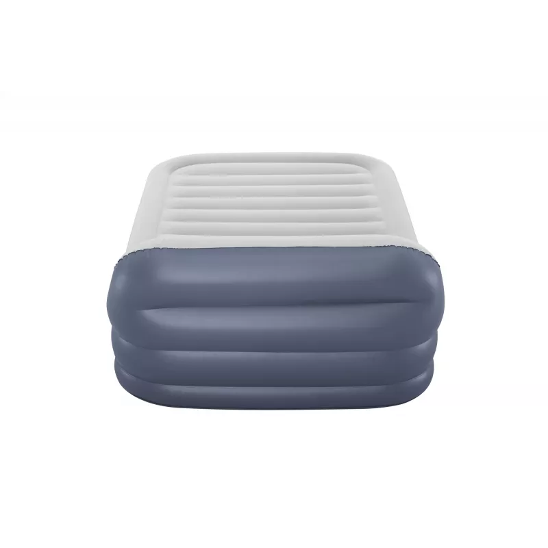 Bestway Tritech SleekFlow Headboard Air Mattress Queen with Built-in AC Pump and Antimicrobial Coating 2.26 m x 1.52 m x 84 cm