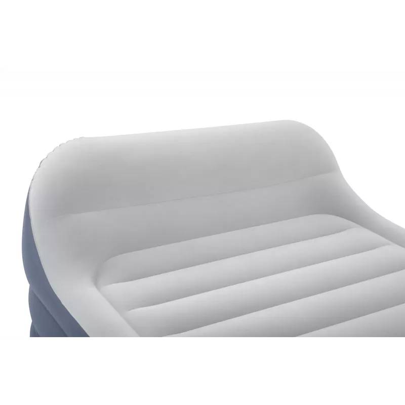Bestway Tritech SleekFlow Headboard Air Mattress Queen with Built-in AC Pump and Antimicrobial Coating 2.26 m x 1.52 m x 84 cm