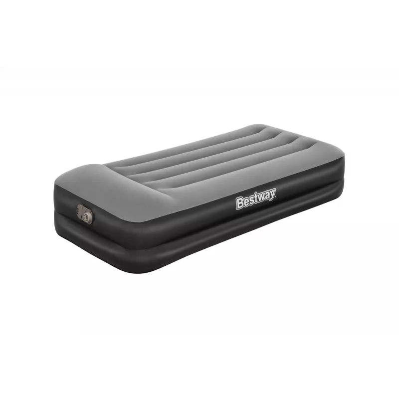 Bestway Tritech Air Mattress Twin with Built-in AC Pump and Antimicrobial Coating 1.91 m x 97 cm x 46 cm