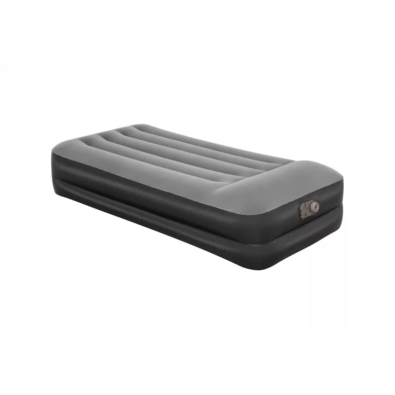 Bestway Tritech Air Mattress Twin with Built-in AC Pump and Antimicrobial Coating 1.91 m x 97 cm x 46 cm