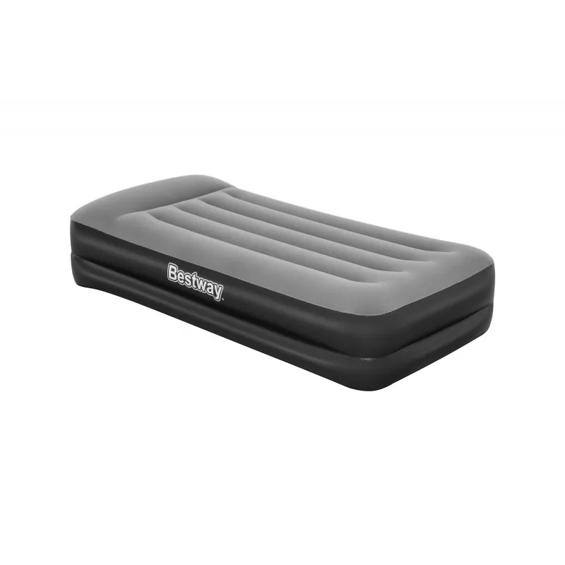 Bestway Tritech Air Mattress Twin with Built-in AC Pump and Antimicrobial Coating 1.91 m x 97 cm x 46 cm