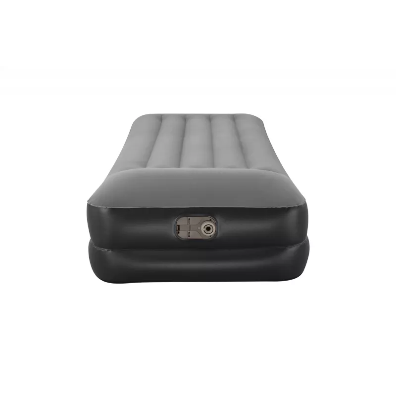 Bestway Tritech Air Mattress Twin with Built-in AC Pump and Antimicrobial Coating 1.91 m x 97 cm x 46 cm