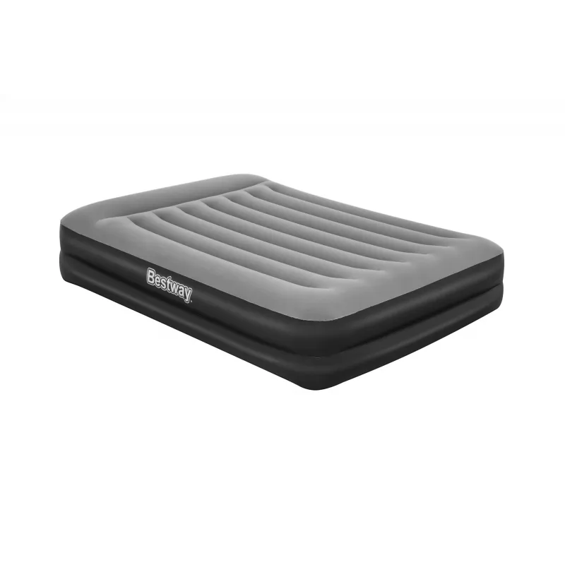 Bestway Tritech Air Mattress Queen with Built-in AC Pump and Antimicrobial Coating 2.03 m x 1.52 m x 46 cm