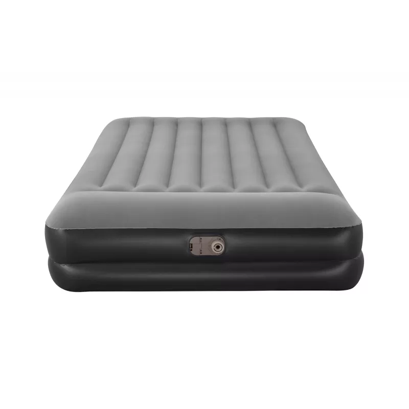 Bestway Tritech Air Mattress Queen with Built-in AC Pump and Antimicrobial Coating 2.03 m x 1.52 m x 46 cm