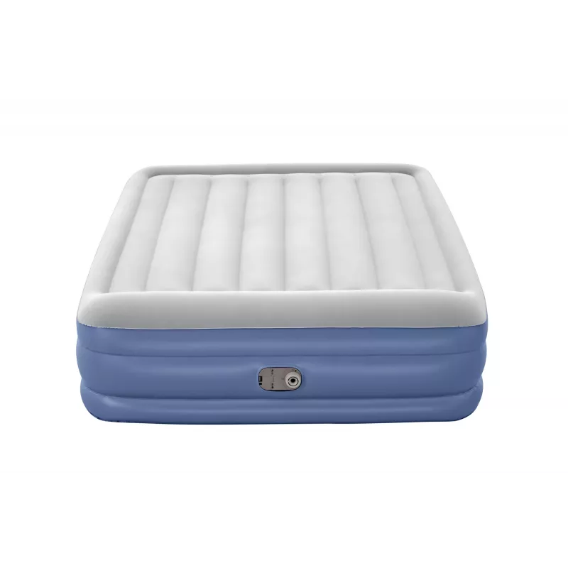 Bestway Tritech Air Mattress Queen with Built-in AC Pump and Antimicrobial Coating 2.03 m x 1.52 m x 46 cm