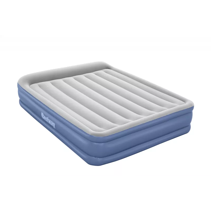 Bestway Tritech Air Mattress Queen with Built-in AC Pump and Antimicrobial Coating 2.03 m x 1.52 m x 46 cm
