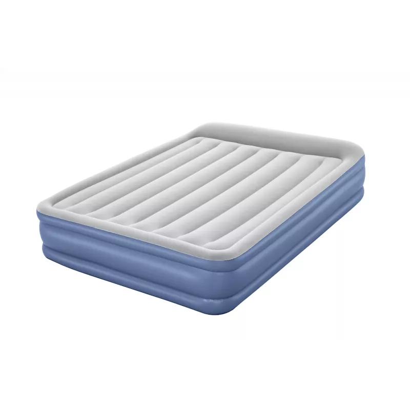 Bestway Tritech Air Mattress Queen with Built-in AC Pump and Antimicrobial Coating 2.03 m x 1.52 m x 46 cm