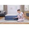 Bestway Tritech Air Mattress Queen with Built-in AC Pump and Antimicrobial Coating 2.03 m x 1.52 m x 46 cm