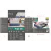Bestway Tritech Air Mattress Queen with Built-in AC Pump and Antimicrobial Coating 2.03 m x 1.52 m x 46 cm