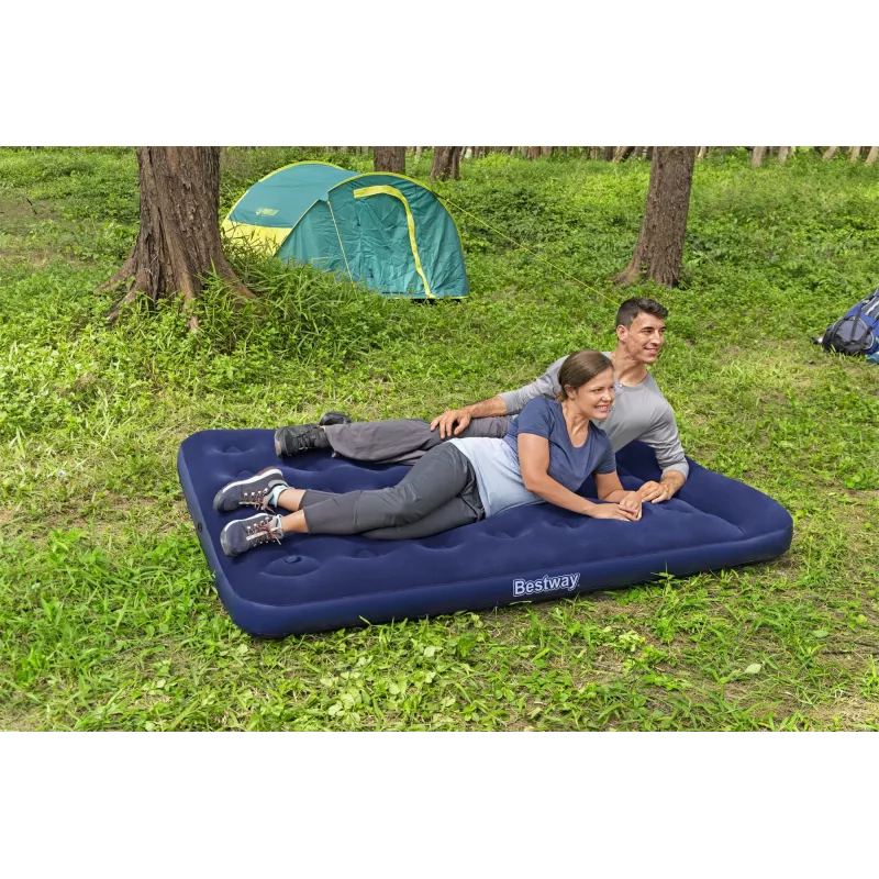 Bestway Air Mattress Full with Built-in Foot Pump 1.91 m x 1.37 m x 28 cm