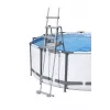 Bestway Flip & Lock Above Ground Pool Ladder 1.32 m, Ladder, Grey, Metal, Plastic, 150 kg, 4 steps, EN16582