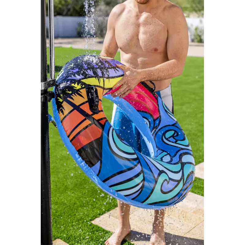 Bestway SolarFlow 8 L Outdoor Shower, Freestanding, Black, Stainless steel, 8 L, EN1112, 500 mm, 500 mm