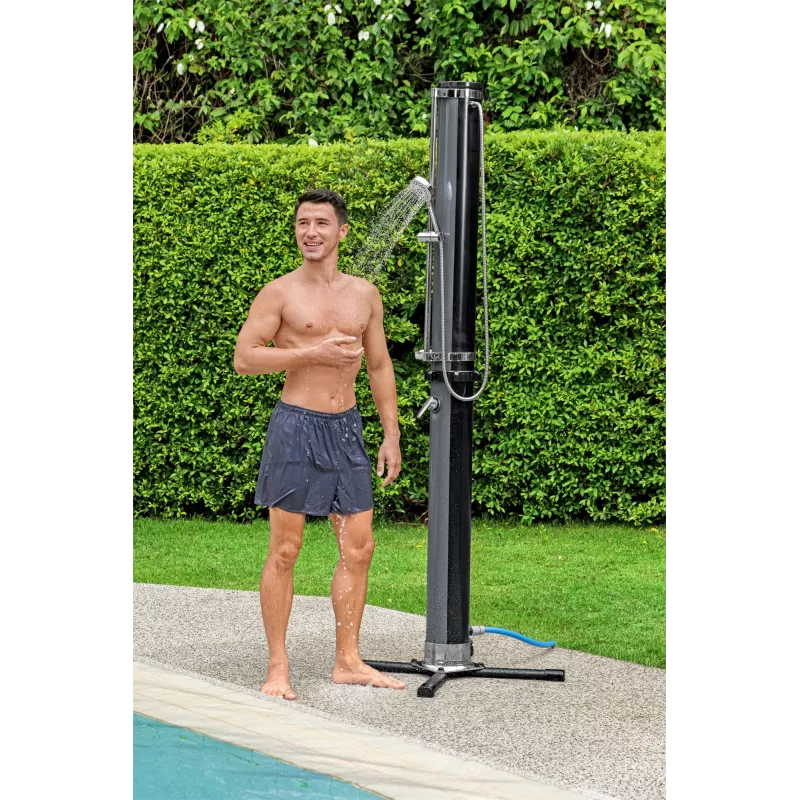 Bestway SolarFlow 35 L Outdoor Shower, Freestanding, Black, 35 L, EN1112, 620 mm, 620 mm