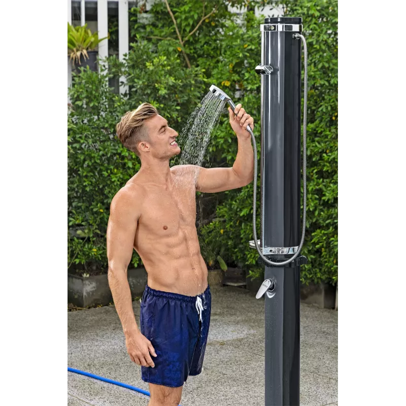 Bestway SolarFlow 35 L Outdoor Shower, Freestanding, Black, 35 L, EN1112, 620 mm, 620 mm