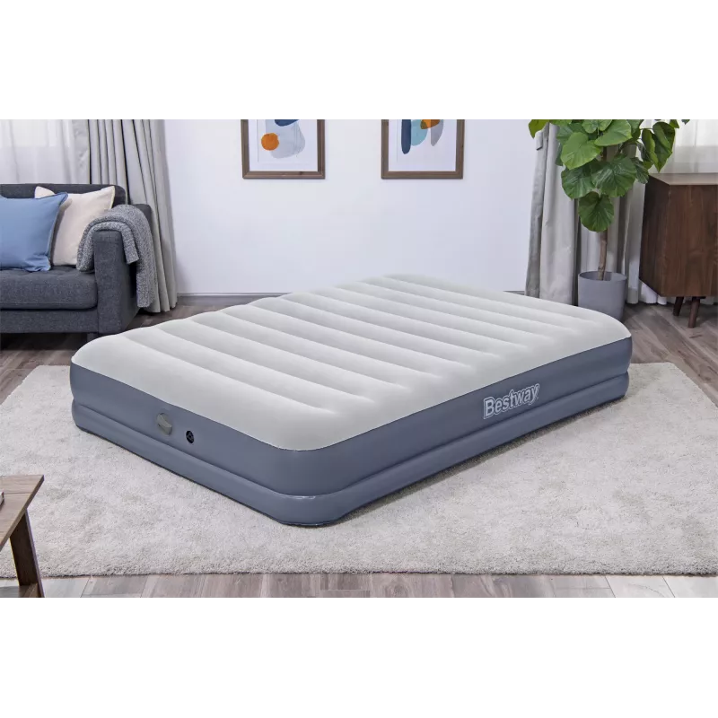 Bestway Tritech Air Mattress Queen with Rechargeable Pump 2.03 m x 1.52 m x 36 cm