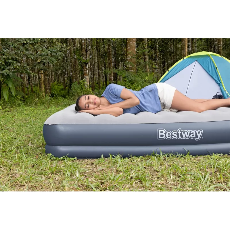 Bestway Tritech Air Mattress Queen with Rechargeable Pump 2.03 m x 1.52 m x 36 cm