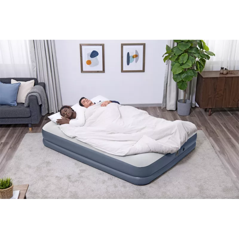 Bestway Tritech Air Mattress Queen with Rechargeable Pump 2.03 m x 1.52 m x 36 cm