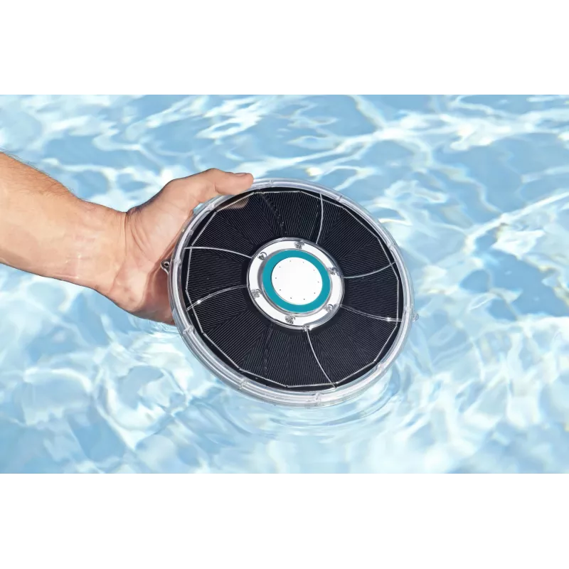 Bestway FloatBright Solar LED Pool Fountain, Pool fountain, ABS, Polyethylene terephthalate (PET), Stainless steel, EMC/EN60598/EN60335, Battery, 5 V, 182 mm