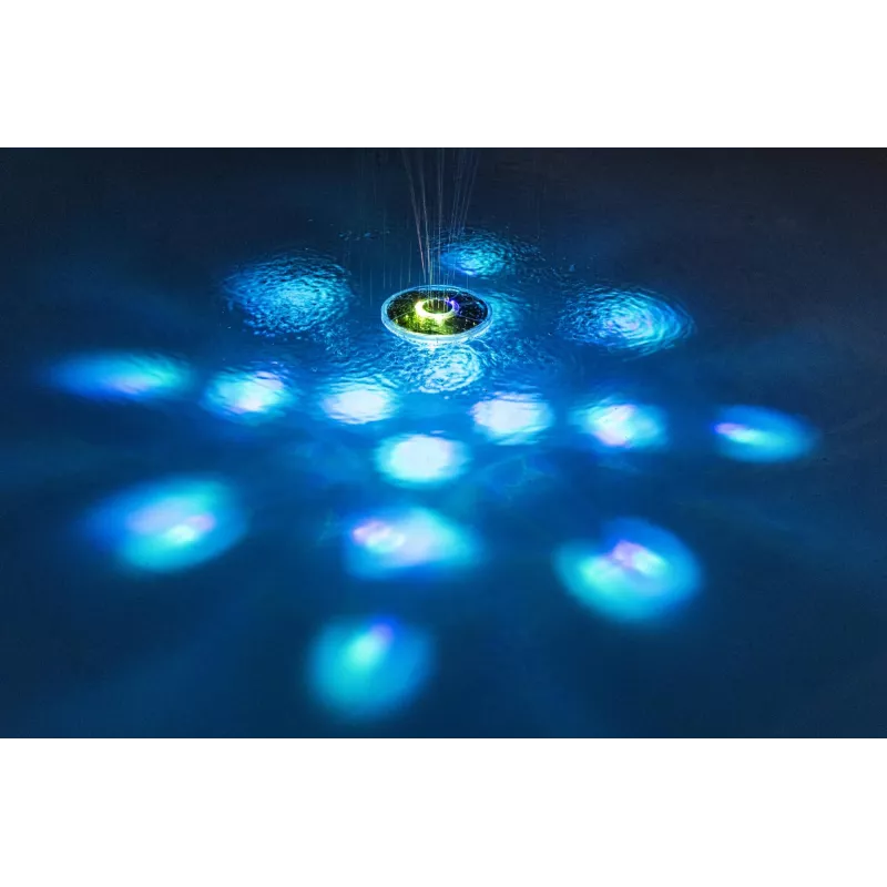 Bestway FloatBright Solar LED Pool Fountain, Pool fountain, ABS, Polyethylene terephthalate (PET), Stainless steel, EMC/EN60598/EN60335, Battery, 5 V, 182 mm
